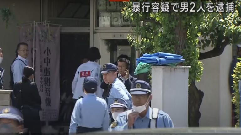 2男闖日本東京小學遭教職員壓制 5教職員受傷