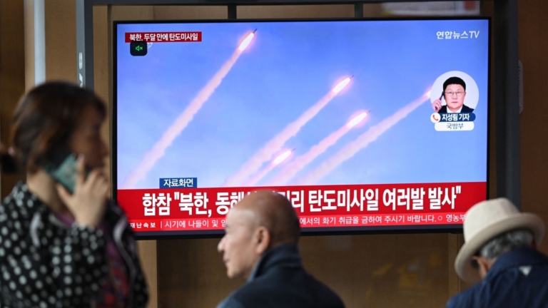 美日韓譴責 朝鮮發射多枚彈道導彈