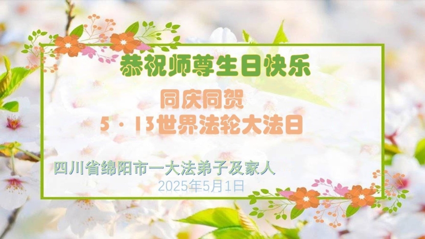 四川法轮功学员庆祝世界法轮大法日(19条)