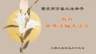 重慶法輪功學員慶祝世界法輪大法日(21條)