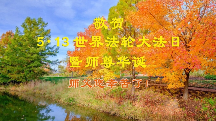 河南法轮功学员庆祝世界法轮大法日(18条)