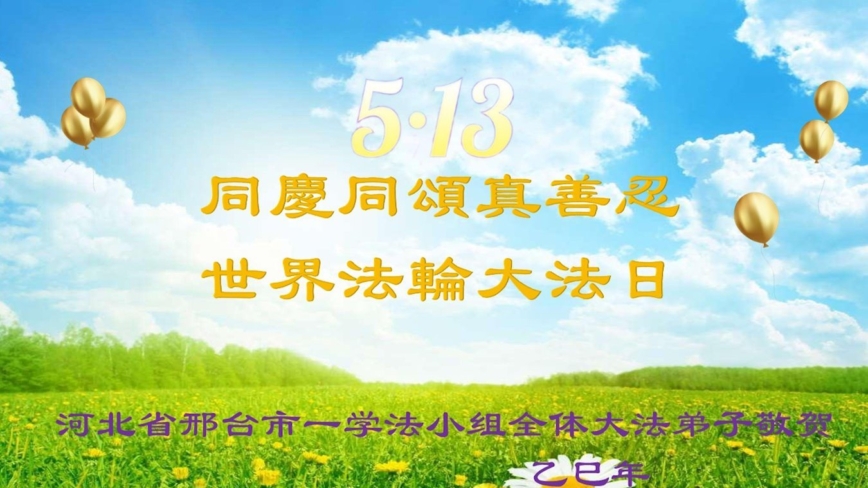 河北法轮功学员庆祝世界法轮大法日(19条)