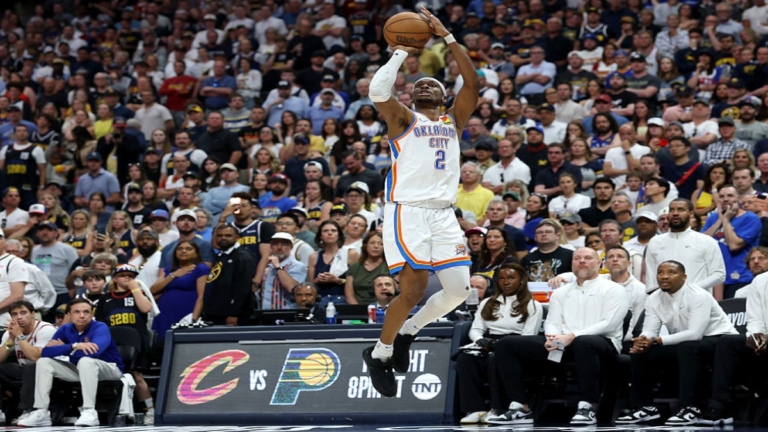 NBA雷霆頂住下半場反攻 92比87擊敗金塊