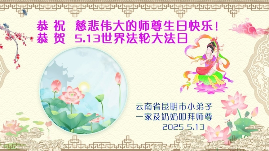 大法小弟子庆祝世界法轮大法日(20条)