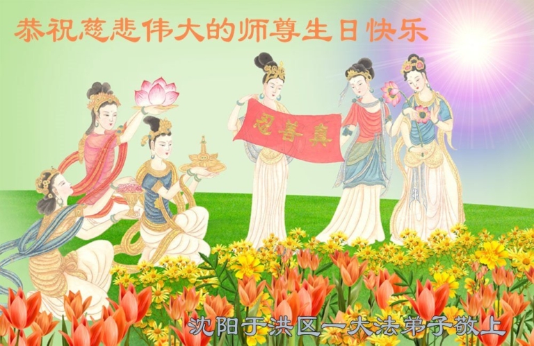 瀋陽法輪功學員慶祝世界法輪大法日(20條)