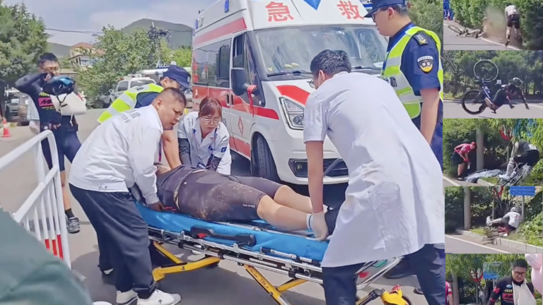 環昌平自行車賽 眾多選手同一彎道摔倒受傷（視頻）