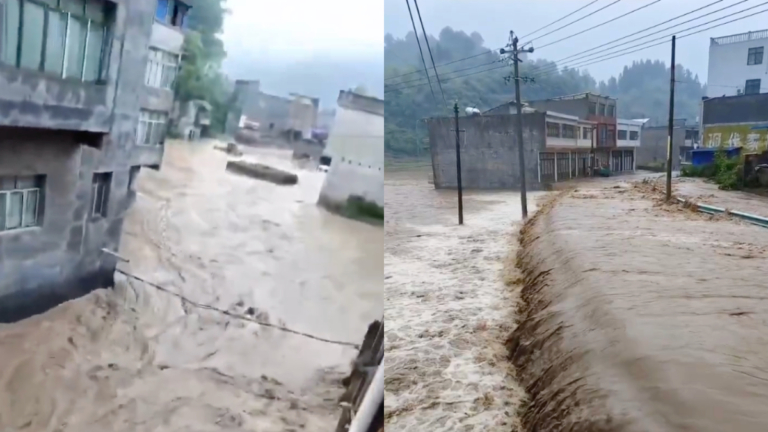 貴州兩地山體滑坡 至少已12人被困