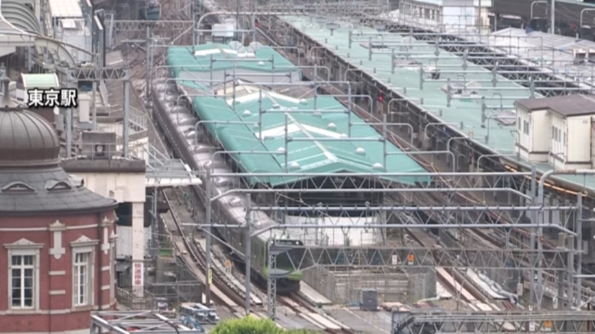 东京JR山手线设备问题停驶 影响24万人