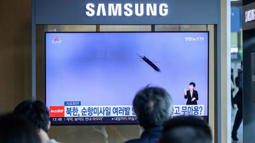 朝鲜隔14日再射弹 韩国：转移军舰下水失败丑闻