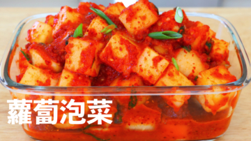 【美食天堂】韓式蘿蔔泡菜～只需30分鐘！