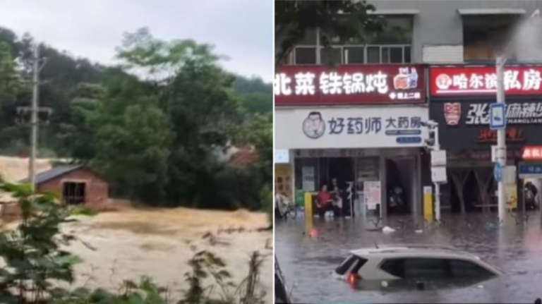 中國多地暴雨釀災 數十人受困失聯 廣西龍勝1死7失蹤