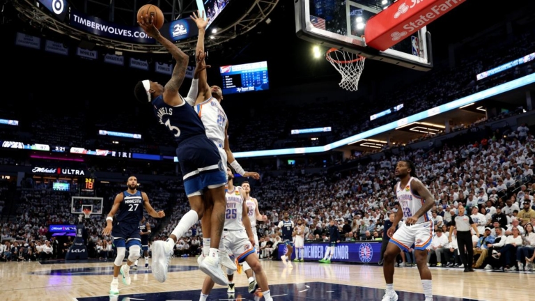 NBA：森林狼狂勝雷霆42分 西部決賽扳回一城