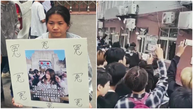 許昌女生遭教師霸凌墜亡 千人抗議砸學校（視頻）