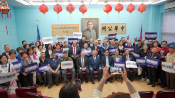 市长参选人斯静格拜访中华公所 向华裔拜票