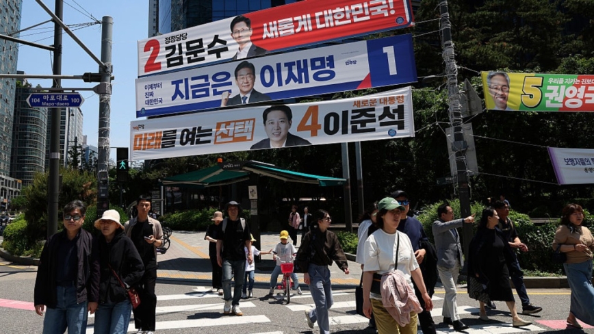 反中情绪胜过反日 韩大选将近华人压力增