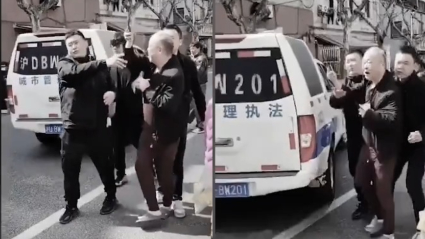 上海访民政府内维权 高喊“打倒共产党”