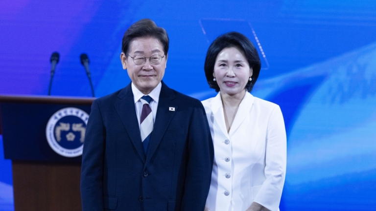 李在明宣誓就職韓國總統 強調加強美日韓三邊合作