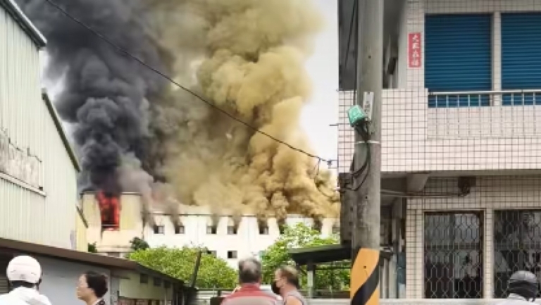 宜蘭烤漆廠火警 傳出爆炸聲 火勢撲滅無人傷