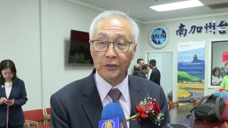 凝聚侨胞力量发扬台湾 侨委会张良民访洛杉矶