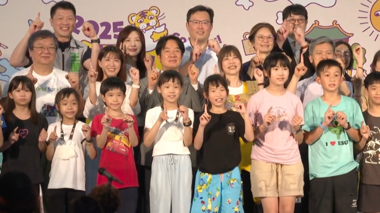凱道變身大型遊樂場 賴總統支持增孩童遊樂空間