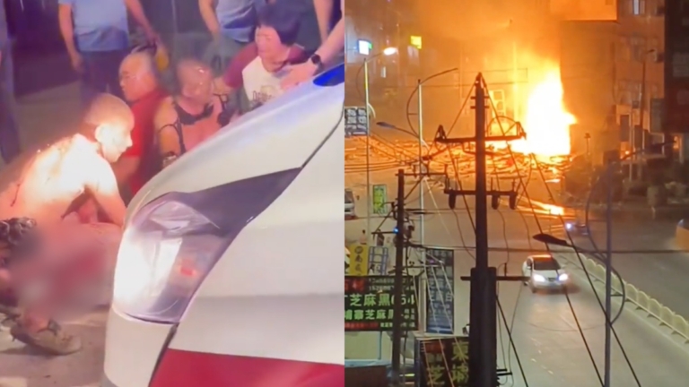 福建一樓房爆炸倒塌 燃起大火 造成2死5傷（視頻）