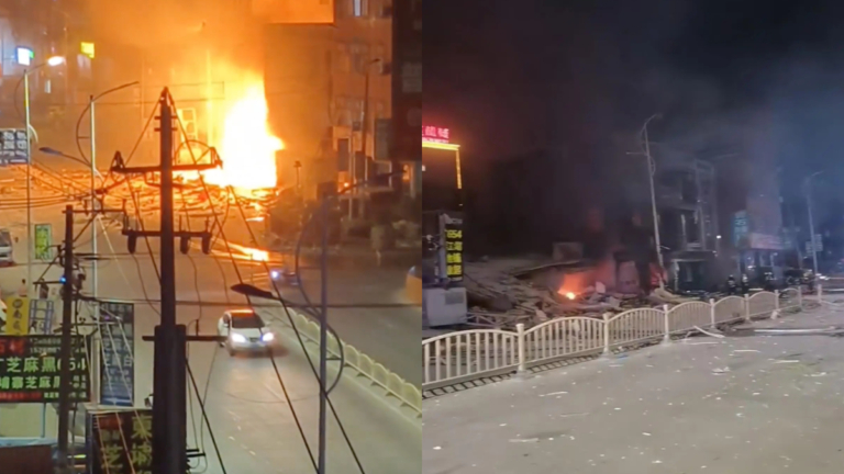 福建三層樓房爆炸倒塌 19歲女孩身亡（視頻）