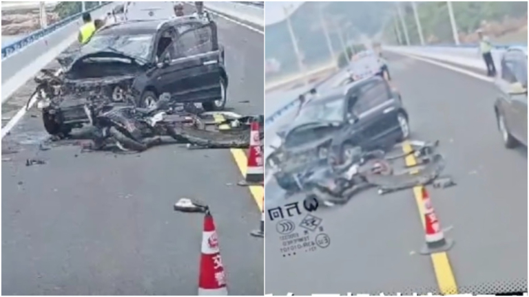 浙江溫州大橋發生車禍 19歲摩托車手墜海身亡