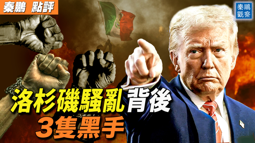 洛杉矶骚乱背后 3只黑手