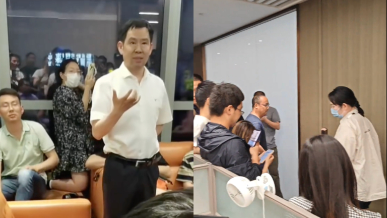 中國哪吒汽車破產 董事長半夜被員工圍堵（視頻）