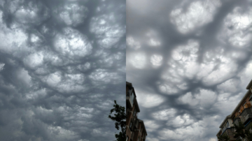 有何預兆？大連天空驚現詭異「窟窿雲」（多視頻）