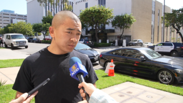抗议中共家人遭骚扰 原大陆警察：抗议不停