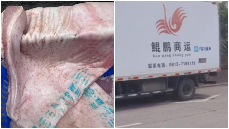 四川小学给学生吃疑似瘟猪肉 供应商是国企（视频）