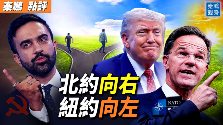 【秦鹏觀察】北約向右 紐約向左