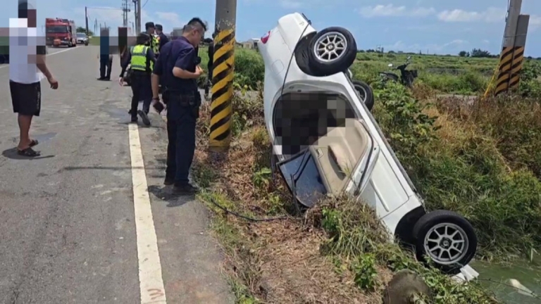 駕車離奇墜魚塭 嘉義29歲女送醫不治
