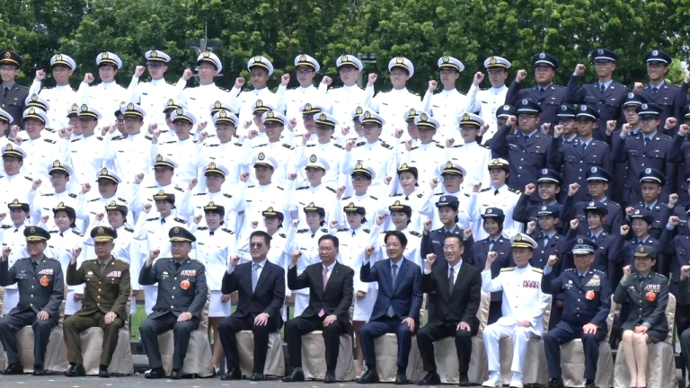 賴清德出席軍校聯合畢典 提反共 反滲透 反併吞