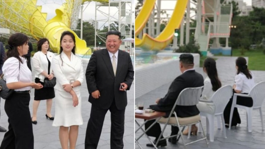 李雪主背古驰包 金主爱戴卡地亚陪金正恩露面
