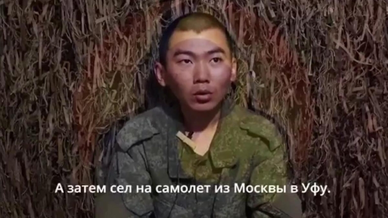 中國籍俄兵主動投降 自稱被騙上前線（視頻）