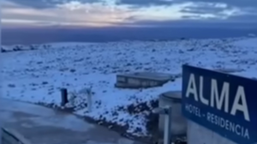 世界最干燥沙漠 智利阿塔卡玛降雪 居民难置信