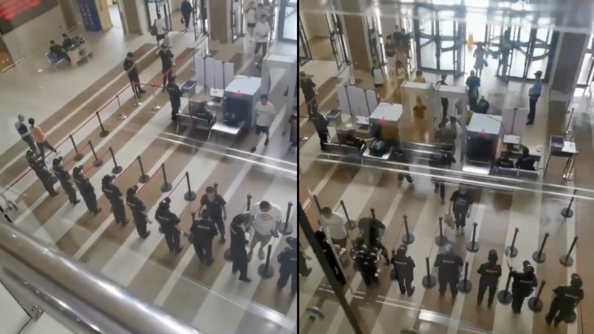 哈医大二院安检阵仗吓人 被嘲讽：坏事没少干（视频）
