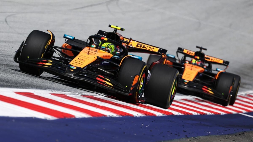 F1奥地利站：诺里斯杆位登顶 迈凯轮冠亚军