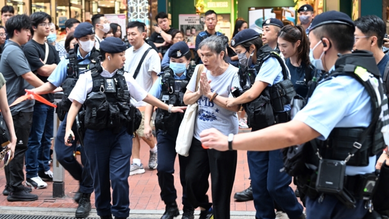 日本民眾譴責中共 聲援香港人爭取自由