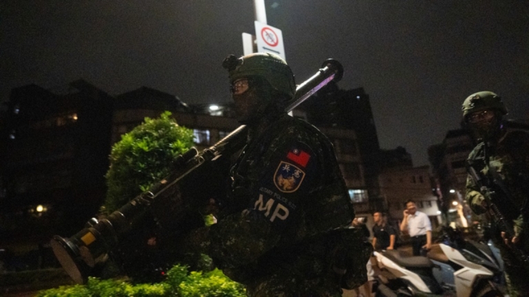 模擬敵軍進犯松機 「人攜式刺針飛彈」打擊空中目標