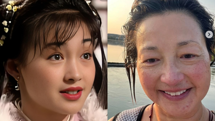 55岁“最美郭襄”李绮虹晒素颜照 引网友惊呼