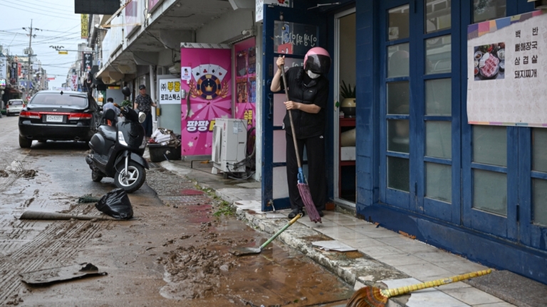韓國破紀錄暴雨奪命！4死2失蹤 5千人急撤離