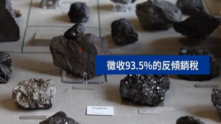 美初步裁定：將對中國石墨加徵93.5%關稅