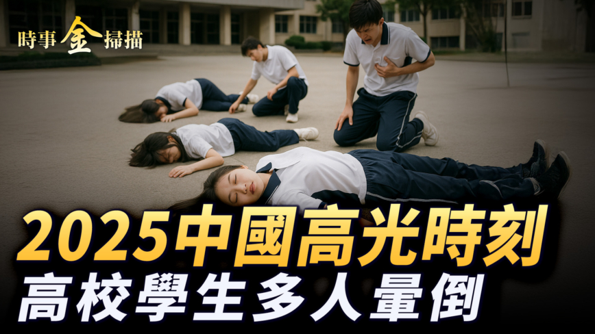 【时事金扫描】2025中国高光时刻 高校学生多人晕倒