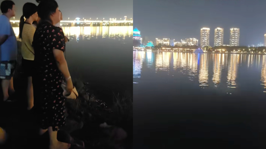 15岁男孩夜游嘉陵江失踪 妈妈急哭（视频）
