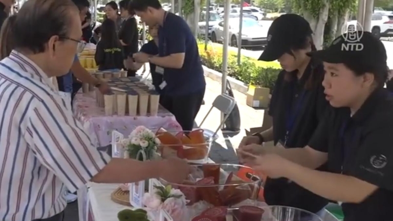 一小時掃光上千杯 南加台灣珍奶節「超台」