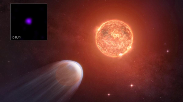 天文學家發現正在縮小的「嬰兒」行星