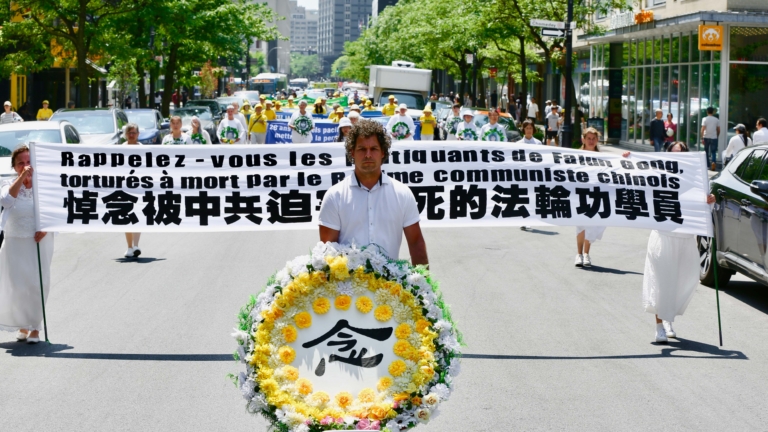 7·20反迫害：加國多城遊行籲制止中共暴行